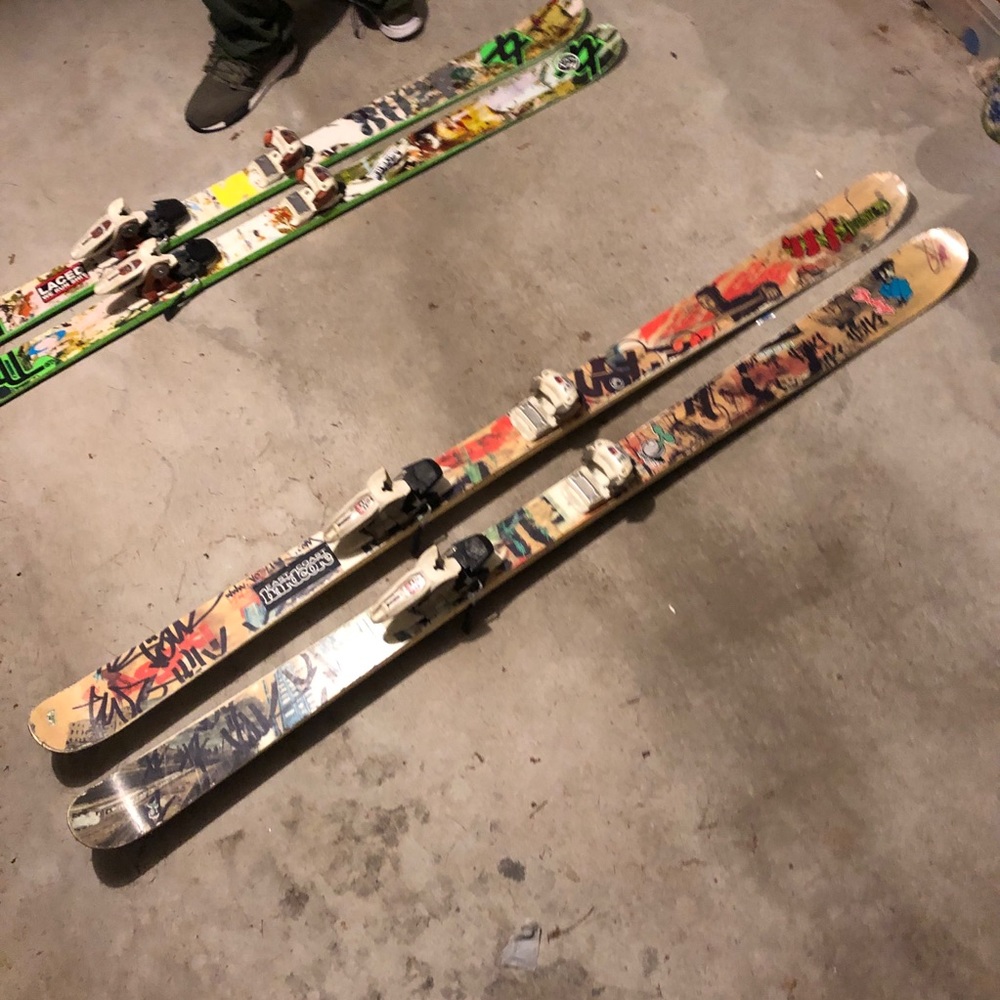 181 Vokl twin tip skis ALL MOUNTAIN + PARK SKI-setup with Marker Jester binding - Picture 5 of 5